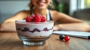 Cheesecake saudável de açaí: receita prática para seu pré-treino