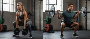 Agachamento com Halter vs. Barra: O Melhor Para Seus Treinos