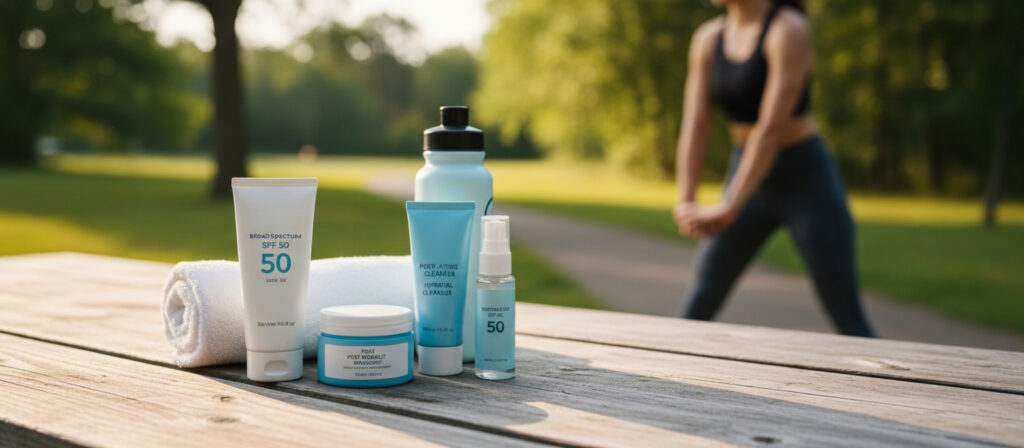 Cuidados essenciais com a pele para quem treina ao ar livre
